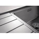 BLANCO ANDANO XL 6 S-IF stal polerowana prawa, korek auto., InFino, odsączarka stalowa - obrazek 6