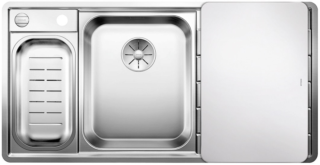 BLANCO AXIS III 6 S-IF stal polerowana lewa