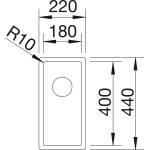 BLANCO CLARON 180-IF stal polerowana, InFino - obrazek 4