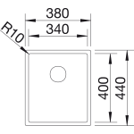 BLANCO CLARON 340-IF stal polerowana, InFino - obrazek 4