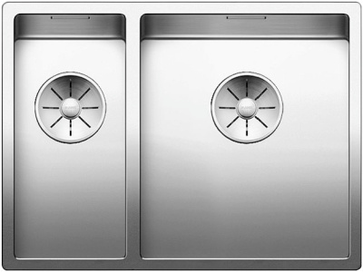 BLANCO CLARON 340/180-IF stal polerowana prawa